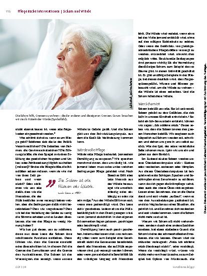 Vorschauseite 2: Scham und Würde in der Pflege
