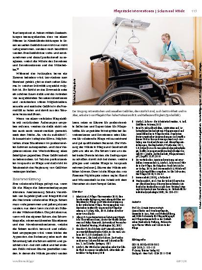 Vorschauseite 5: Scham und Würde in der Pflege