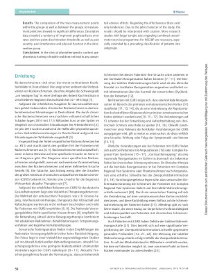 Vorschauseite 2: Wirksamkeit und Durchführbarkeit von Graphästhesie-Training bei Patienten mit chronisch unspezifischen Rückenschmerzen