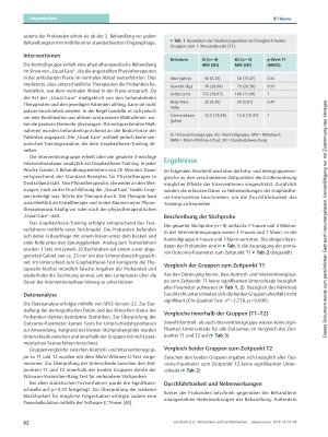 Vorschauseite 6: Wirksamkeit und Durchführbarkeit von Graphästhesie-Training bei Patienten mit chronisch unspezifischen Rückenschmerzen