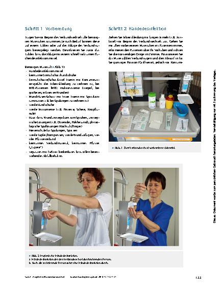 Vorschauseite 2: Aseptischer Wundverbandwechsel – Schritt für Schritt