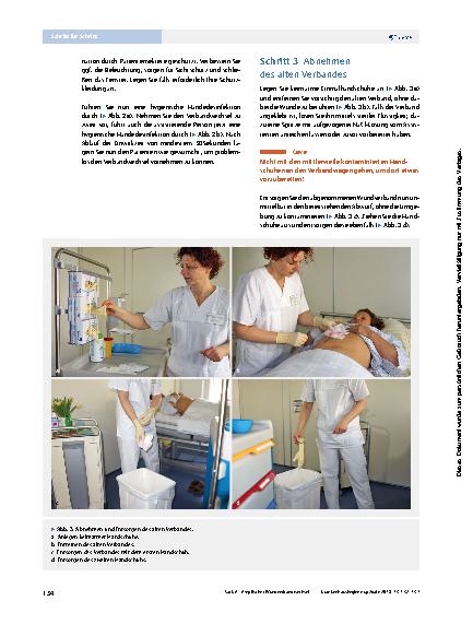 Vorschauseite 3: Aseptischer Wundverbandwechsel – Schritt für Schritt