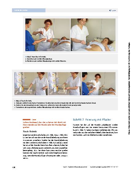 Vorschauseite 5: Aseptischer Wundverbandwechsel – Schritt für Schritt