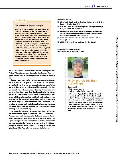 Vorschauseite 6: Humoralpathologie: Grundlage für Prävention und Therapie