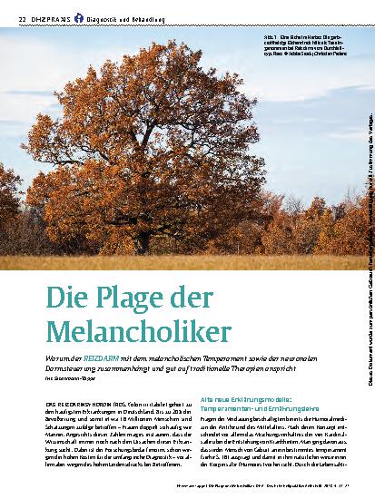 Vorschauseite 1: Die Plage der Melancholiker