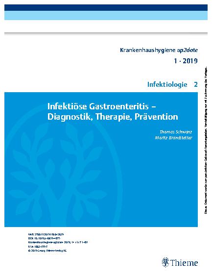 Vorschauseite 1: Infektiöse Gastroenteritis – Diagnostik, Therapie, Prävention