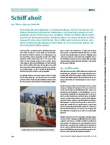 Vorschauseite 1: Schiff ahoi!