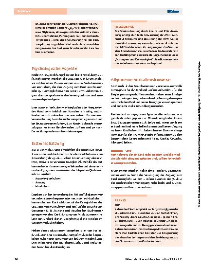 Vorschauseite 2: Besonderheiten bei der Notfallversorgung von pädiatrischen Patienten
