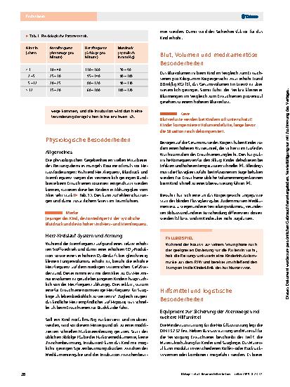 Vorschauseite 4: Besonderheiten bei der Notfallversorgung von pädiatrischen Patienten