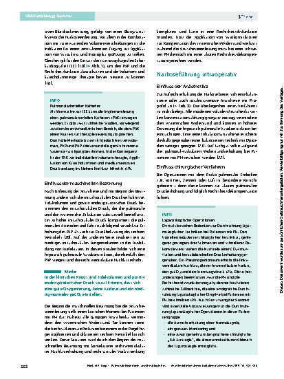 Vorschauseite 5: Pulmonale Hypertonie: anästhesiologisches Management