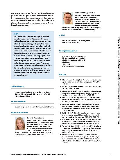 Vorschauseite 6: Quantifizierung des Outcomes phonochirurgischer Interventionen bei benignen Stimmlippenläsionen