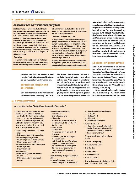 Vorschauseite 3: Gerüstet für den Notfall: Die Anaphylaxie-Strategie
