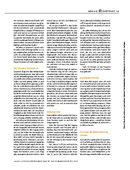 Vorschauseite 4: Gerüstet für den Notfall: Die Anaphylaxie-Strategie