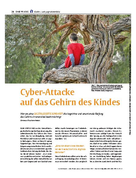 Vorschauseite 1: Cyber-Attacke auf das Gehirn des Kindes