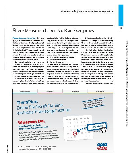 Vorschauseite 2: Internationale Studienergebnisse