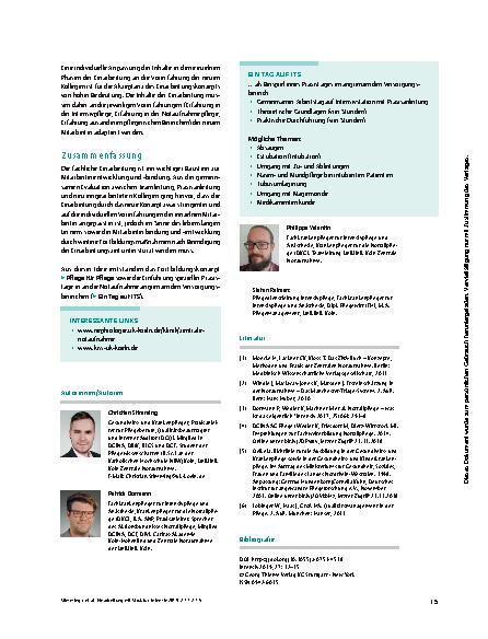 Vorschauseite 4: Einarbeitung mit Struktur
