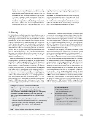 Vorschauseite 2: Neue Formen der Zusammenarbeit im ambulanten und stationären Sektor: ein innovatives Förderkonzept