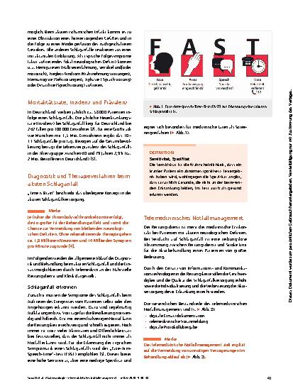 Vorschauseite 2: Akutneurologie: Telemedizinisches Notfallmanagement beim akuten Schlaganfall