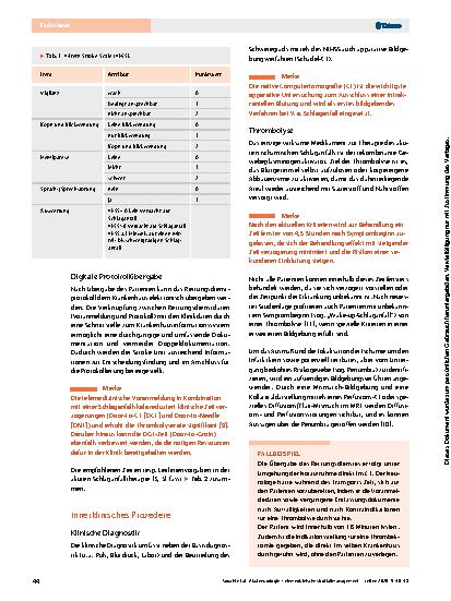 Vorschauseite 5: Akutneurologie: Telemedizinisches Notfallmanagement beim akuten Schlaganfall
