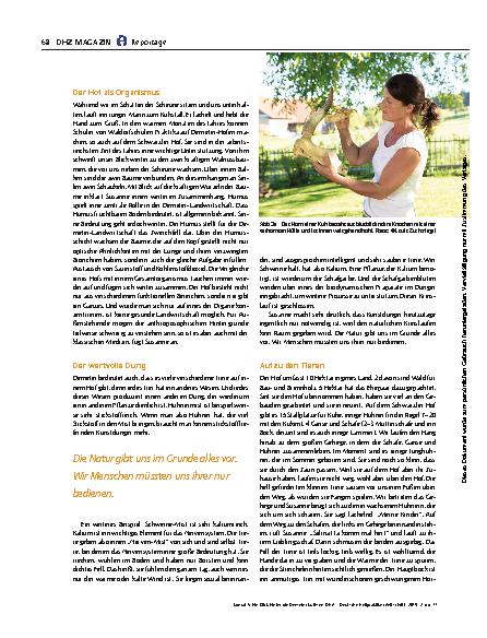 Vorschauseite 3: Ein Blick hinter die Demeter-Kulissen