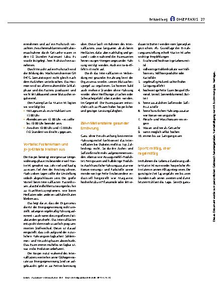 Vorschauseite 4: Zuckerbremse Intervallfasten