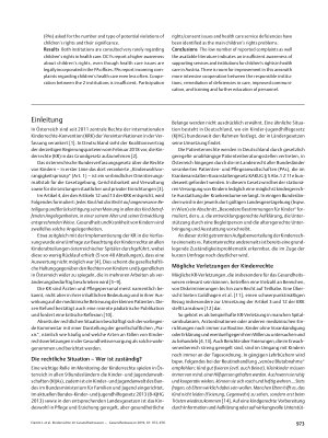 Vorschauseite 2: Kinderrechte im Gesundheitswesen – die Sicht der Kinderund Jugendanwaltschaften und der Patientenanwaltschaften in Österreich