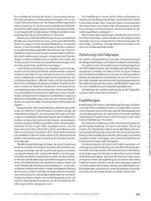 Vorschauseite 2: Risikokommunikation in gesundheitsbedrohlichen Krisensituationen: Zusammenfassung einer WHO-Leitlinie