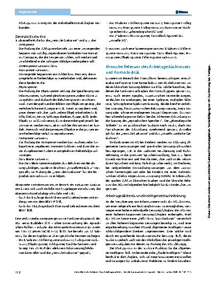 Vorschauseite 6: Das Arbeitsgedächtnis – eine Bestandsaufnahme
