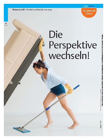 Vorschauseite 1: Die Perspektive wechseln! – Die Betätigung und nicht das Individuum befunden