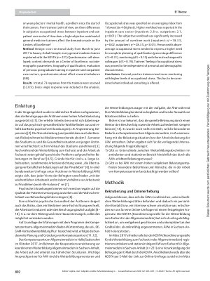 Vorschauseite 2: Subjektiv erlebte Arbeitsbelastung in der Weiterbildung Allgemeinmedizin und Anforderungen an ein Kompetenzzentrum – eine Querschnittsstudie aus Sachsen-Anhalt