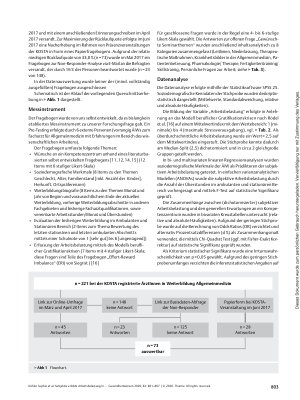 Vorschauseite 3: Subjektiv erlebte Arbeitsbelastung in der Weiterbildung Allgemeinmedizin und Anforderungen an ein Kompetenzzentrum – eine Querschnittsstudie aus Sachsen-Anhalt