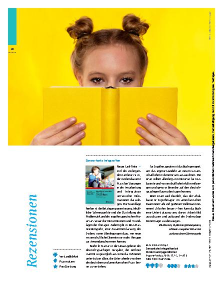 Vorschauseite 1: Sensorische Integration – Neue Leitlinie