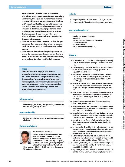 Vorschauseite 5: Evidenzbasierte Stimmtherapieprogramme bei Dysphonien: eine Literaturstudie