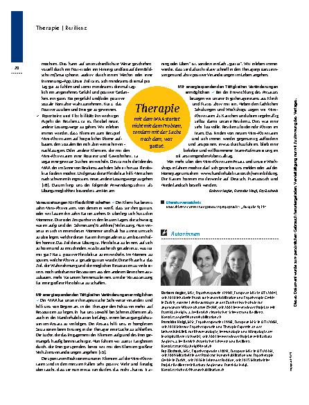Vorschauseite 5: Das tut gut – Mini-AktivitätenAnsatz