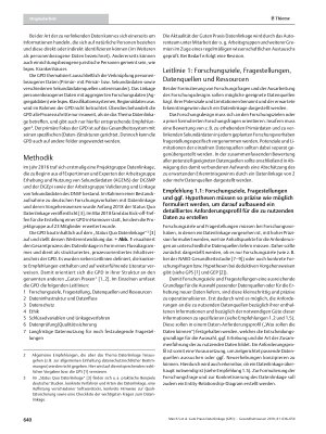 Vorschauseite 5: Gute Praxis Datenlinkage (GPD)