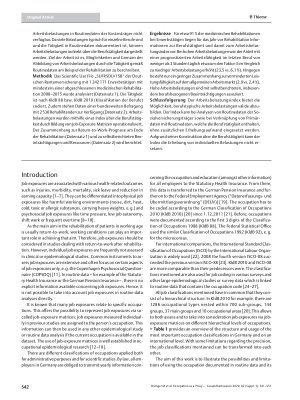Vorschauseite 2: Occupation as a Proxy for Job Exposures? Routine Data Analysis Using the Example of Rehabilitation