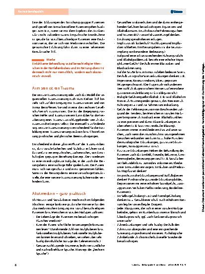 Vorschauseite 3: Rettungsdienst, der Libero – Armut und soziale Not