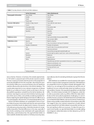 Vorschauseite 6: Comparability in Cross-National Health Research Using Insurance Claims Data: The Cases of Germany and The Netherlands