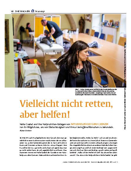 Vorschauseite 1: Vielleicht nicht retten, aber helfen!