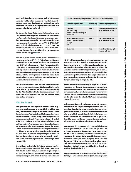 Vorschauseite 3: Das fiebernde Kind in der pädiatrischen Notaufnahme