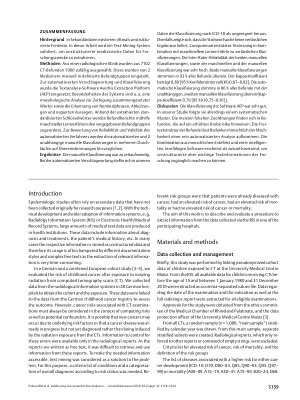Vorschauseite 2: Validation of Semantic Analyses of Unstructured Medical Data for Research Purposes