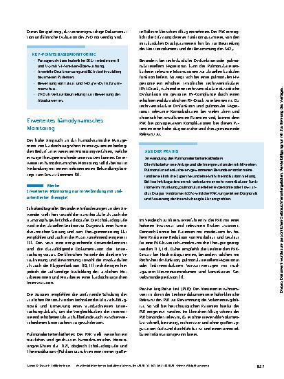 Vorschauseite 3: Leitlinien in der Praxis: der herzchirurgische Patient in der intensivmedizinischen Versorgung