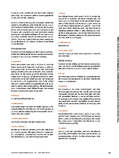 Vorschauseite 2: Hyperventilationssyndrom – Das sollten Sie wissen für die Ergänzungsprüfung