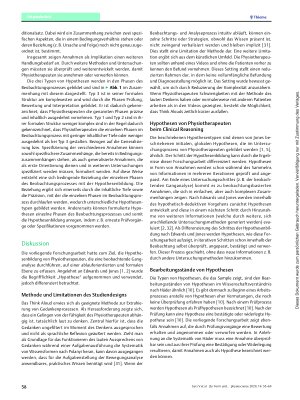 Vorschauseite 6: Zur Form und Struktur von Hypothesen im Rahmen der physiotherapeutischen Untersuchung am Beispiel der beobachtenden Ganganalyse – Qualitative Think-Aloud-Analyse