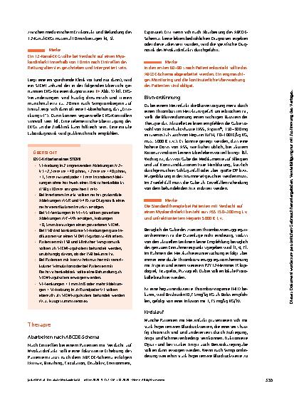 Vorschauseite 4: Der akute Myokardinfarkt: Leitliniengerechte Therapie in der Präklinik