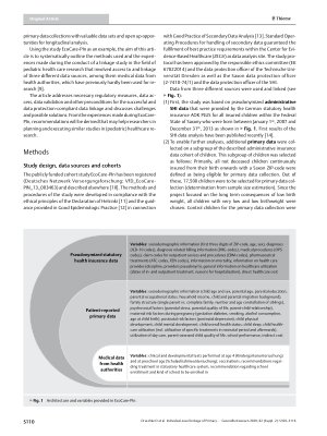 Vorschauseite 3: Individual-Level Linkage of Primary and Secondary Data from Three Sources for Comprehensive Analyses of Low Birthweight Effects