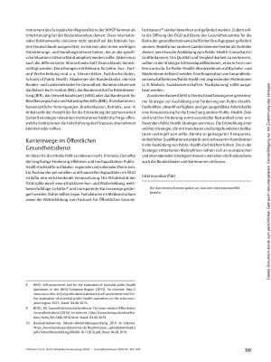 Vorschauseite 3: Durch attraktive Karrierewege Public Health in Deutschland nachhaltig stärken – Kernforderungen an eine Public-Health-Strategie für Deutschland im Bereich Human Resources