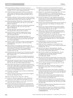 Vorschauseite 6: Manfred Pflanz (1923 – 1980), Versorgungsforscher – sein früher Beitrag zur Versorgungsepidemiologie der Appendektomie