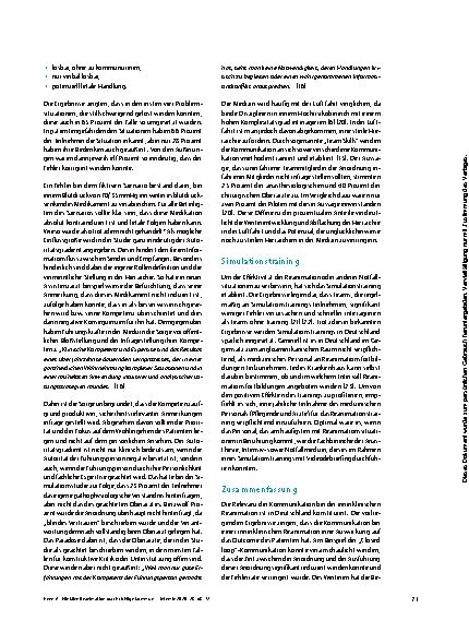 Vorschauseite 4: Effektive Reanimation durch richtige Kommunikation