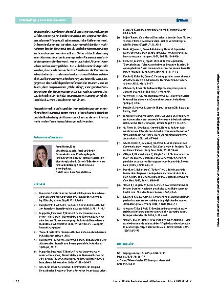 Vorschauseite 5: Effektive Reanimation durch richtige Kommunikation